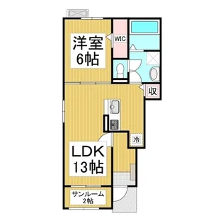 グリーン コンフォート【1階】の間取り