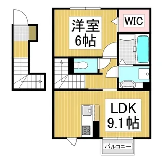 メゾン・ひまわり【2階】の間取り
