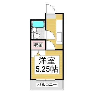 リバーサイドマンション【3階】の間取り