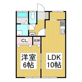 コーポ大原【1階】の間取り