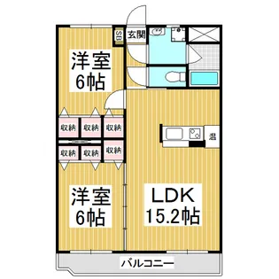 ブレイントレド【4階】の間取り
