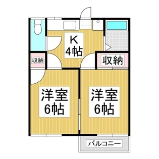 フォーブルエイト【2階】の間取り