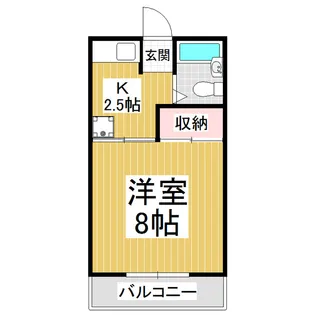 ロイヤル21【3階】の間取り