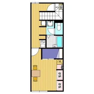 レオパレスペイサージュ【2階】の間取り