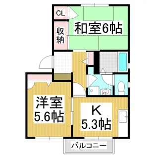 ST22 B【2階】の間取り