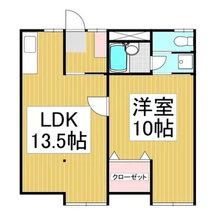 コトブキハイツ【1階】の間取り