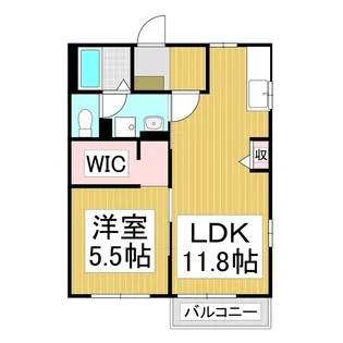 フレグランス ホープフル【2階】の間取り