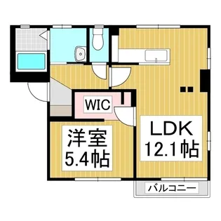 フレグランス フジサワB【1階】の間取り