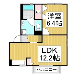 サンライズ伊那 C【2階】の間取り