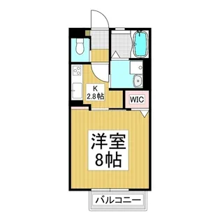 コンフォーティア伊那インターA棟【2階】の間取り