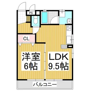 イトウコンドミニウム【301号室】の間取り