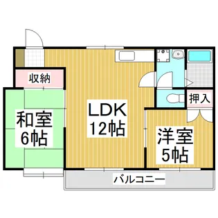 ハイツオネシス【1階】の間取り