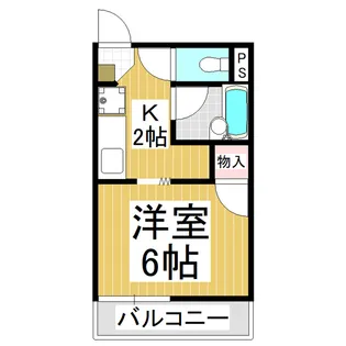 エクセレント田口【2階】の間取り