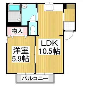 ディアス代田 C【1階】の間取り