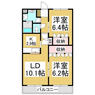 レンガ館【3階】の間取り