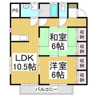 リポージュ興果園【1階】の間取り