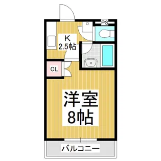 ウィロー村田屋【3階】の間取り