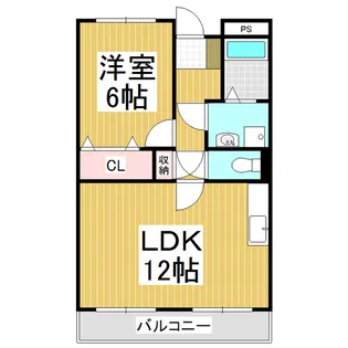 リンピア泰座【2階】の間取り