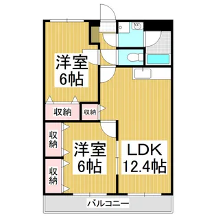マンションよこた【3階】の間取り