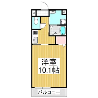 パルタージュD棟【1階】の間取り
