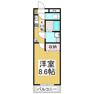 サンパレス2【3階】の間取り