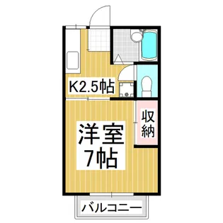 ベルエポック高松【2階】の間取り