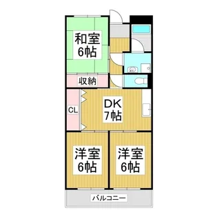Limpia明金【2階】の間取り