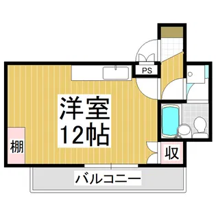 メゾン ド タキザワ【203号室】の間取り