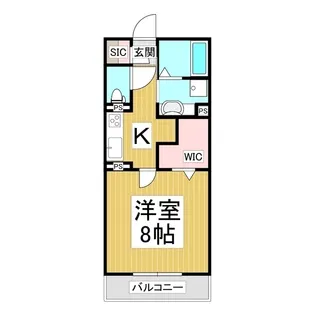 えんてらす育良【1階】の間取り