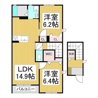 サニーコート・代田【2階】の間取り