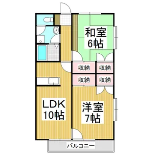 サンハイツ辻【1階】の間取り