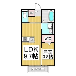 Riverain南【1階】の間取り