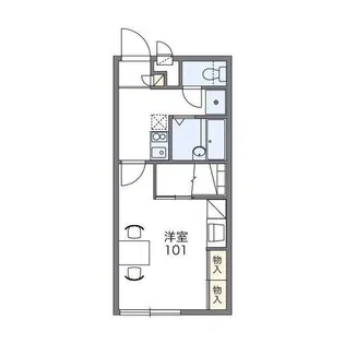 レオパレス with【1階】の間取り