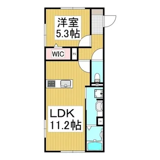 ever-shining白山【2階】の間取り