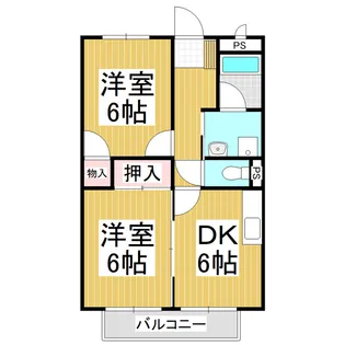 サープラスラフィーネ【2階】の間取り