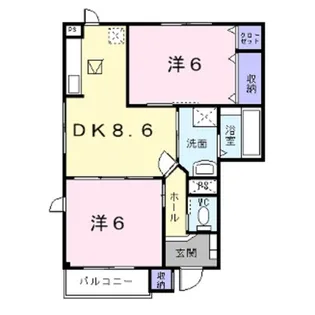 フィデールAB【1階】の間取り
