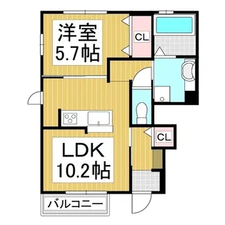 リストーロ【1階】の間取り