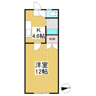 La tour net.un【2階】の間取り