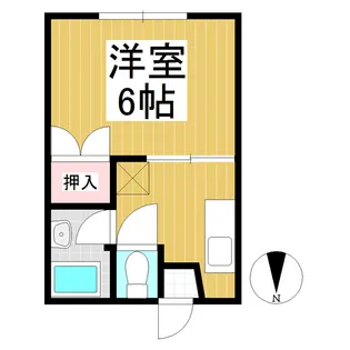 コーポあるまっと【2階】の間取り