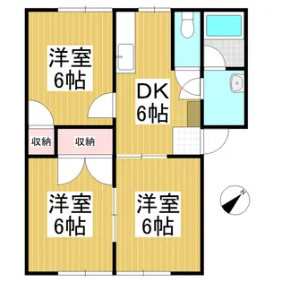 メゾンさむさむ【2階】の間取り