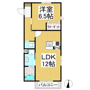 Paysage芳南台【2階】の間取り