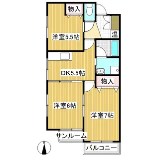 新田ツインズ【1階】の間取り