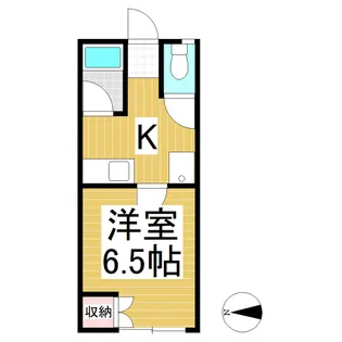 常磐城ビル【2階】の間取り