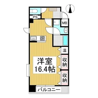 シティドエル【3階】の間取り