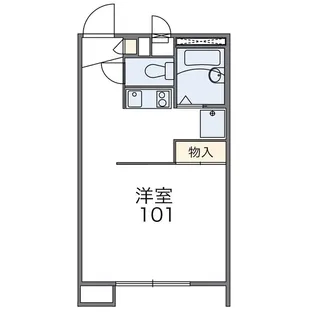 レオパレスニスモ【1階】の間取り