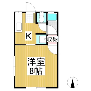 コーポ上原【2階】の間取り