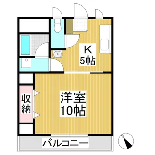 グリーン・ボーテ【2階】の間取り