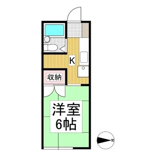 オーロラ上田【2階】の間取り