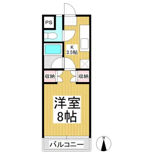 エスタシオン【3階】の間取り