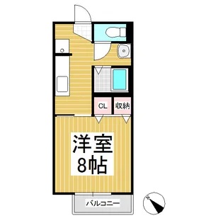 サープラスエスポワール【1階】の間取り